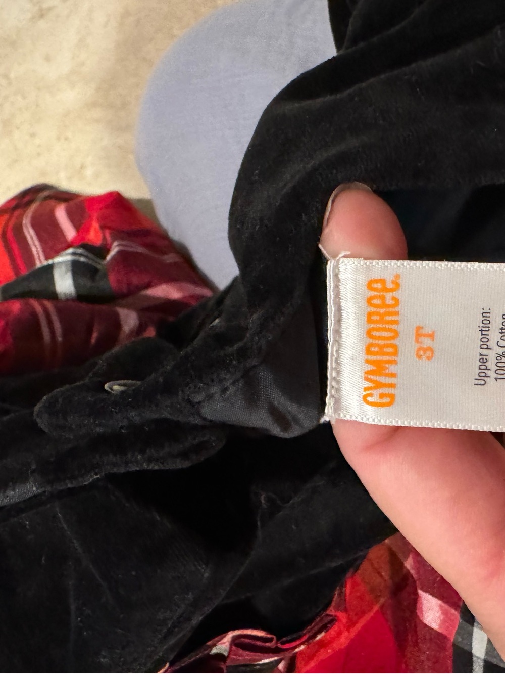 Gymboree Black Velvet Teddy Jacket - 3T